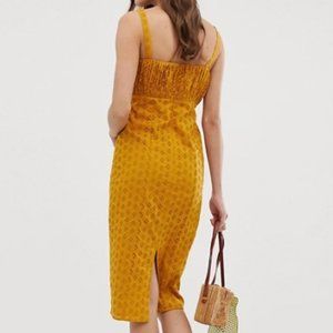 Gold Midi Sundress